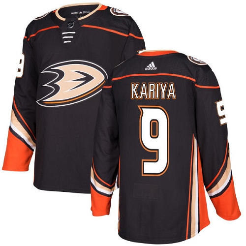 Adidas Ducks #9 Paul Kariya Black Home Authentic Stitched NHL Jersey